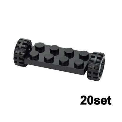 Wielen en assen set voor voertuigen – Compatibel met LEGO®