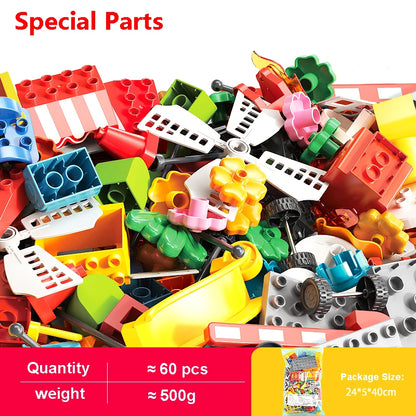 Grote en Kleine Bouwblokken Set – Compatibel met Duplo
