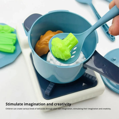 Kinder Keukenset met Speelgoed Servies (14 Delen)