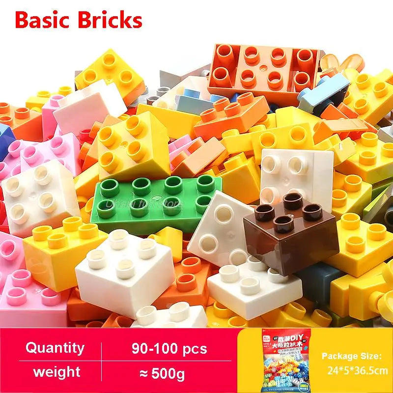 Grote en Kleine Bouwblokken Set – Compatibel met Duplo
