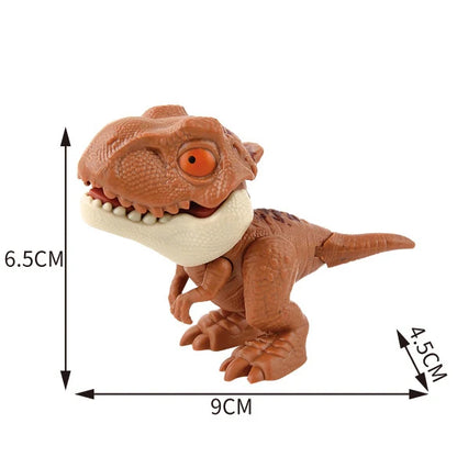 Vingerbijtende Dinosaurus T-Rex Speelfiguur met Beweegbare Gewrichten