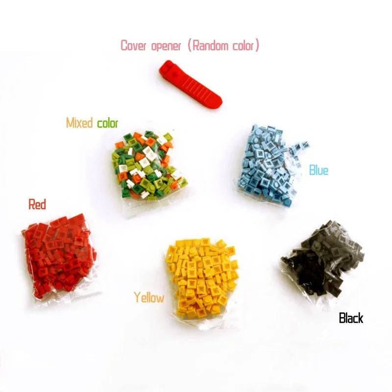 Lekvrije Lunchbox voor Kinderen met DIY Bouwblokken Design