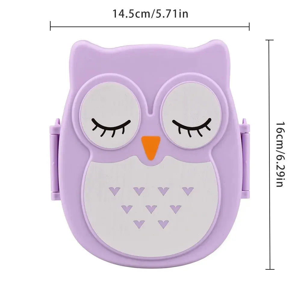 Bento Lunchbox voor Kinderen - Draagbaar met Bestek en Karakterprint