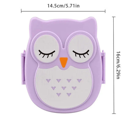 Bento Lunchbox voor Kinderen - Draagbaar met Bestek en Karakterprint