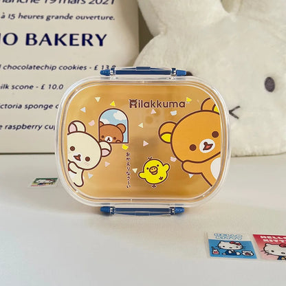 Leuke Rilakkuma Bento Box Lekvrij voor Snacks en Lunch