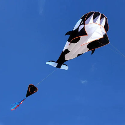 Grote Vlieger Walvis of Dolfijn – 2.2 meter met 100 meter vliegerlijn