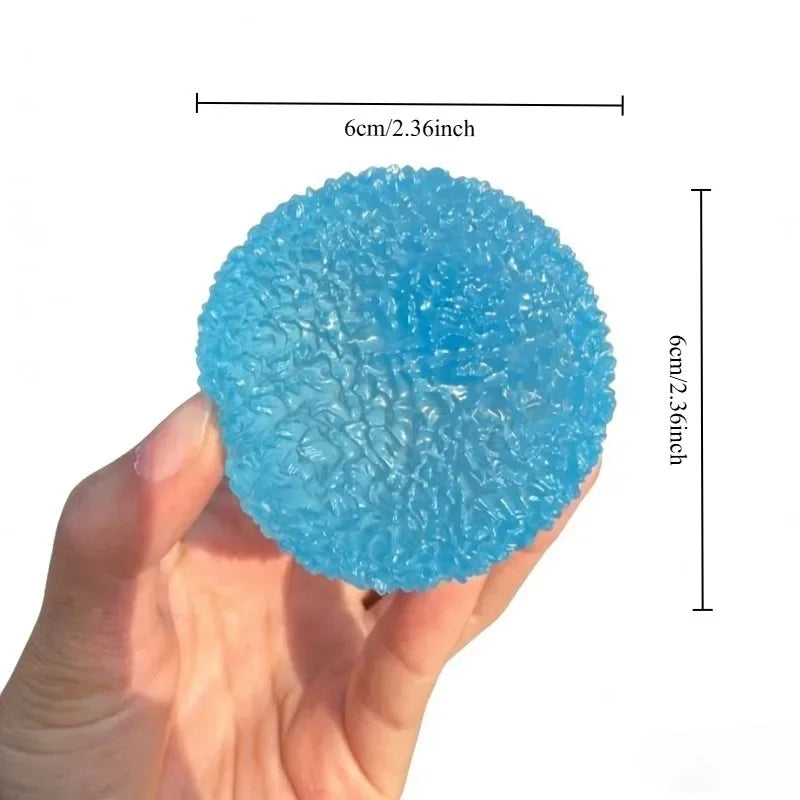 Roze Maltose Squishy Ice Ball Fidget Speelgoed voor Handoefening