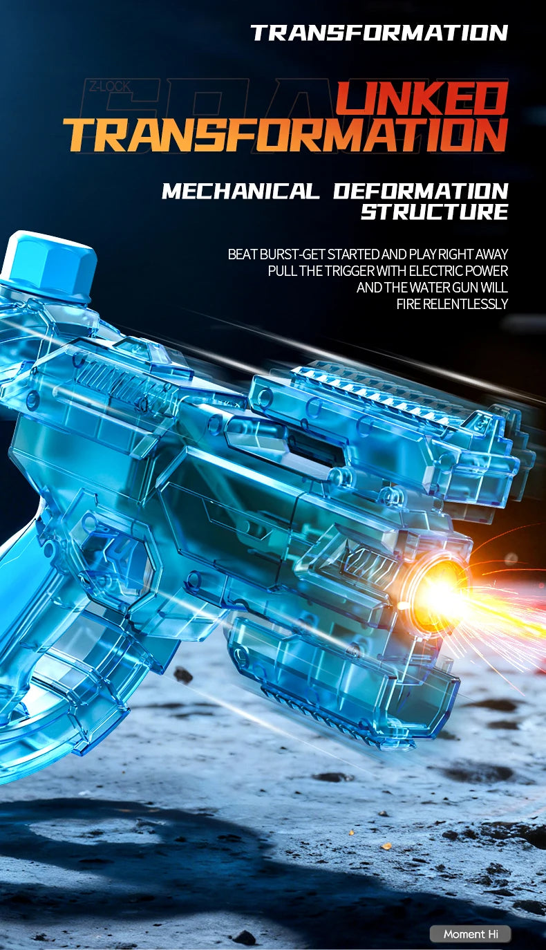 Elektrisch waterpistool met automatische wateraanvoer