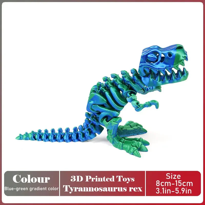 3D Geprinte Draak | Beweegbaar Model voor Decoratie