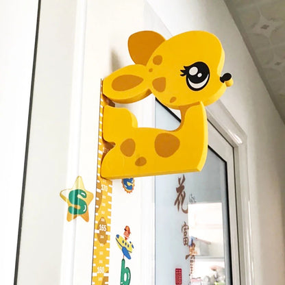 Zelfklevende 3D Meetlat Wandsticker voor Kinderen
