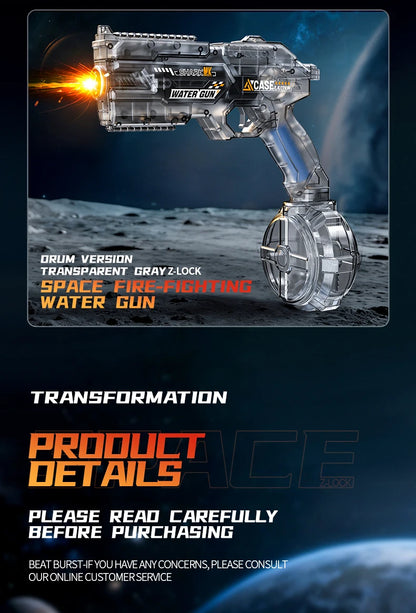 Elektrisch waterpistool met automatische wateraanvoer