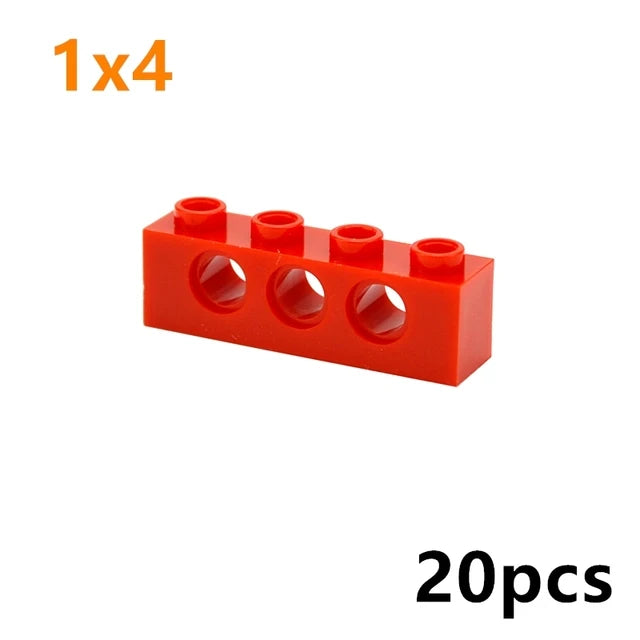 Technische bouwstenen balken – Compatibel met LEGO® (met gaten)