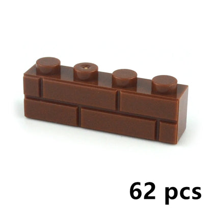Kleine bouwstenen voor muren | Compatibel met Lego | Diverse maten
