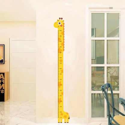 Lengtemeter Wandsticker met Dieren voor Kinderkamer
