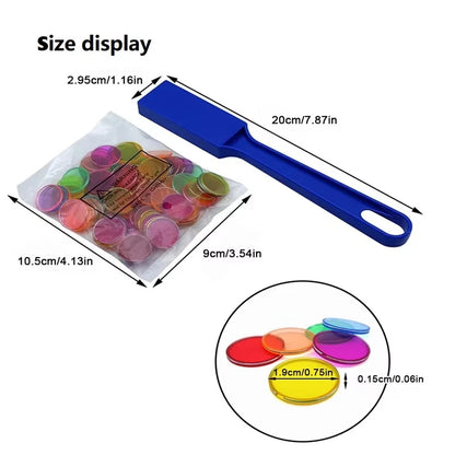Montessori Magnetische Set: Stokjes en Fiches voor Leren en Spel