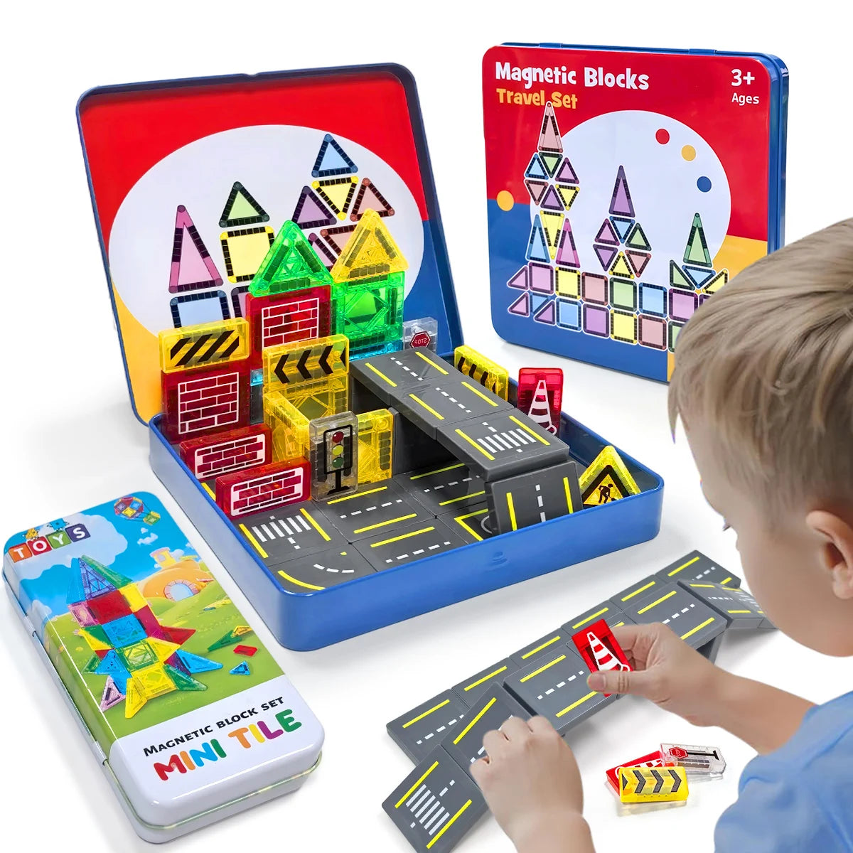 Magnetische wegen set voor bouwen