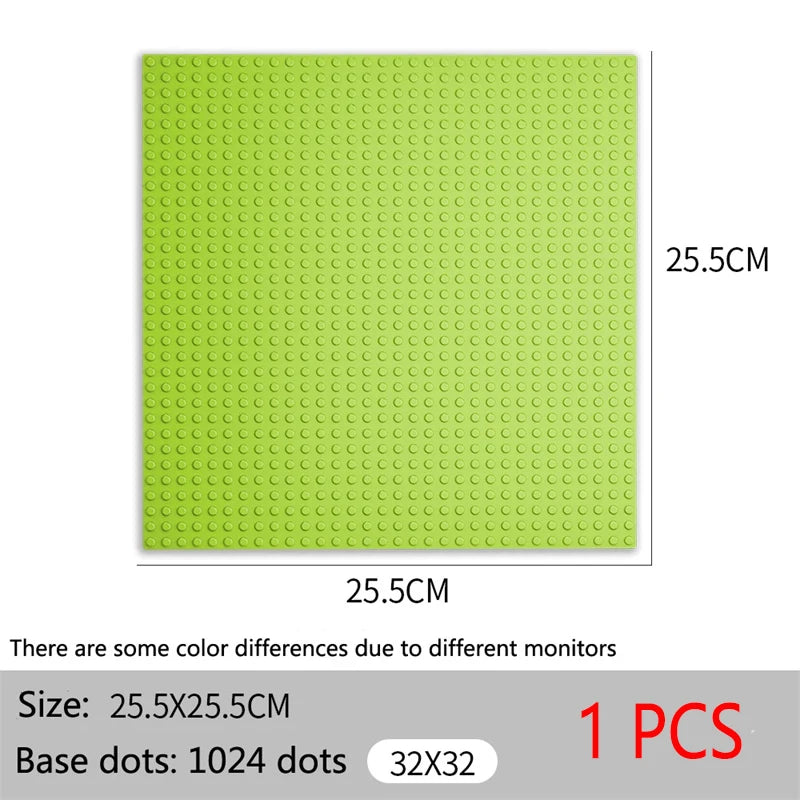 Bouwplaat 32x32 studs voor bouwblokjes – Compatibel met Lego