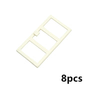 8pcs-White Door