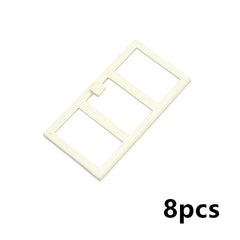 8pcs-White Door