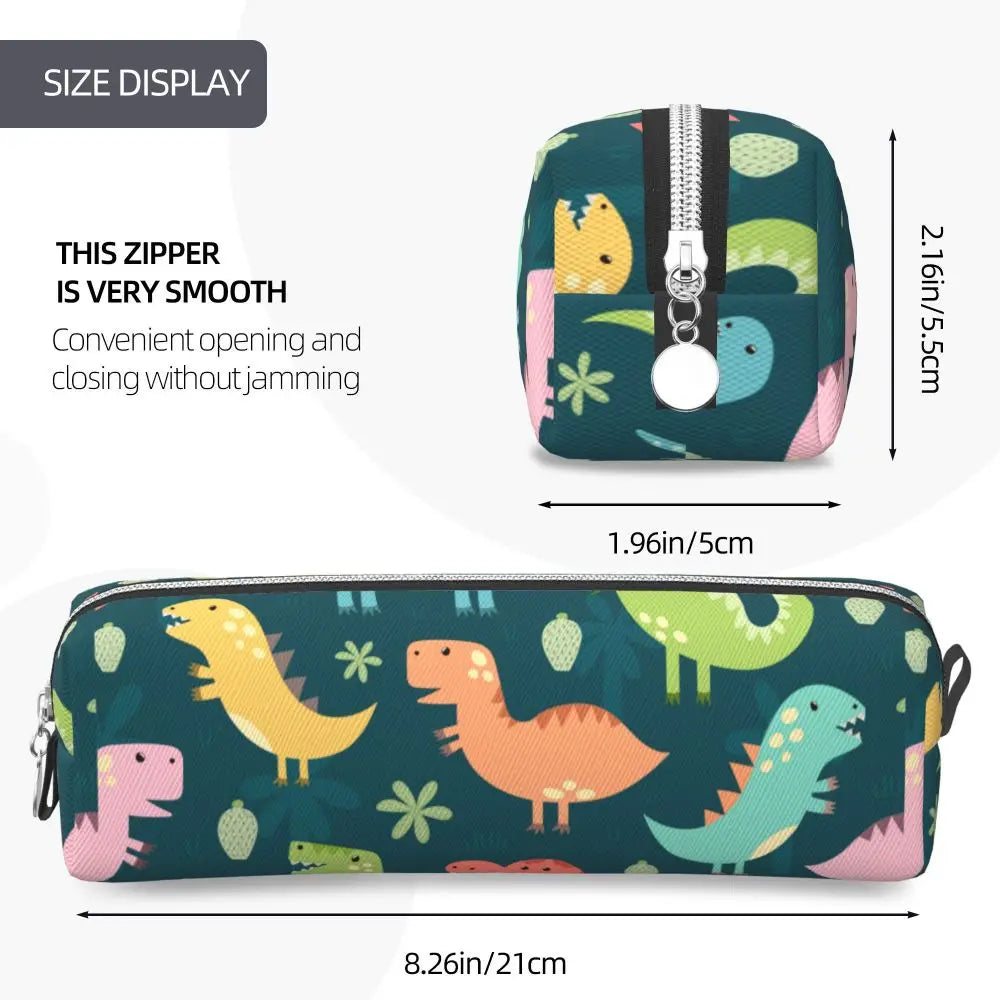 Dino Etui met Grote Capaciteit voor Kinderen