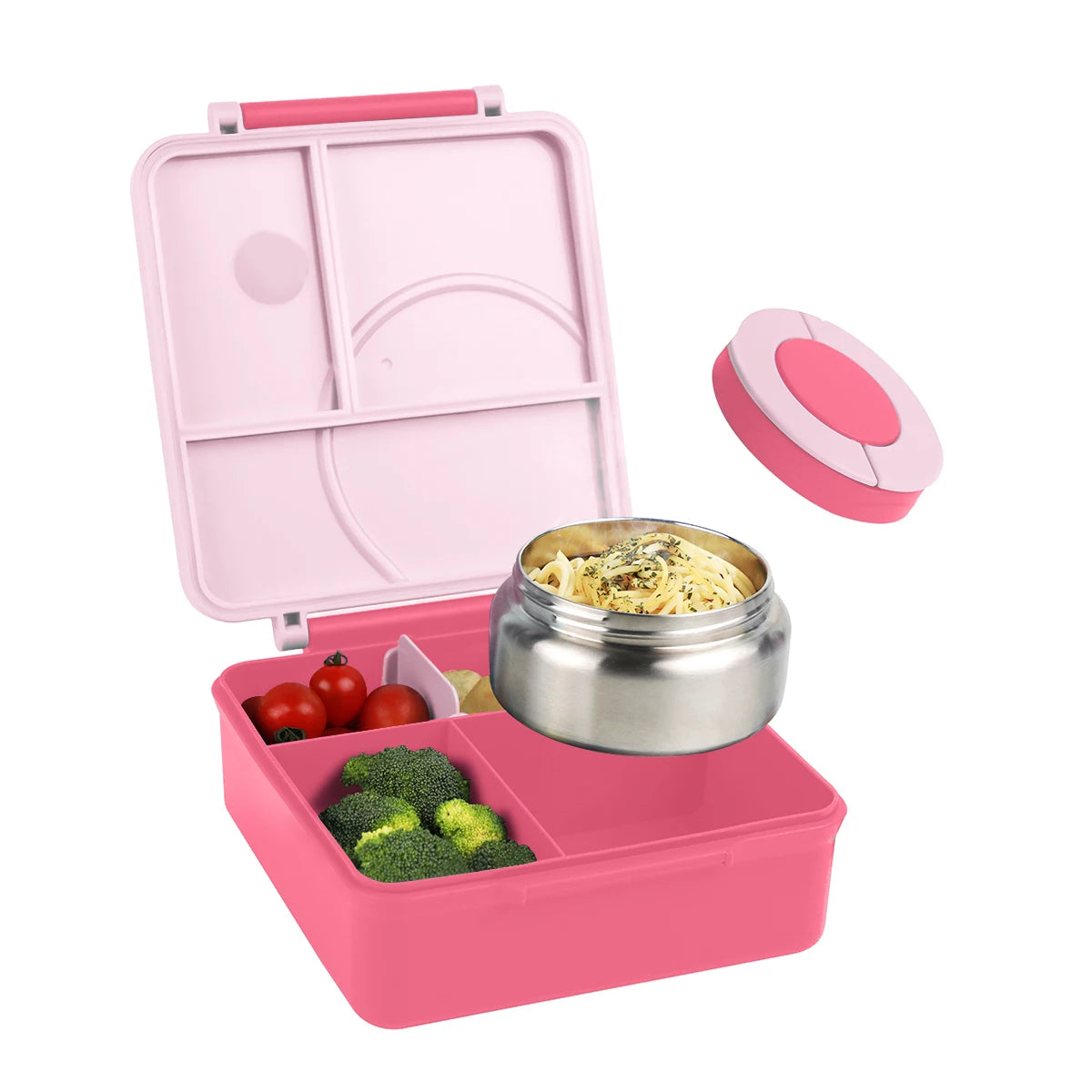 Kinder Lunchbox met Vakken en Geïsoleerd Bakje