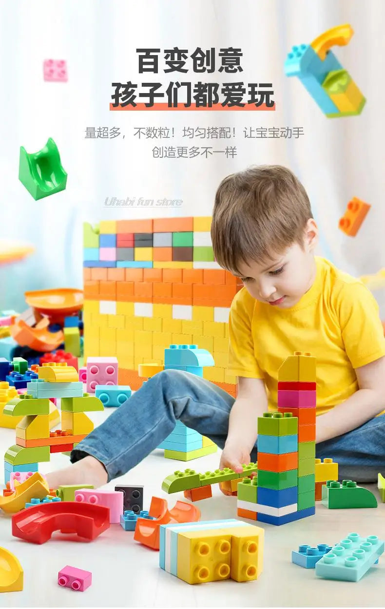 Grote en Kleine Bouwblokken Set – Compatibel met Duplo