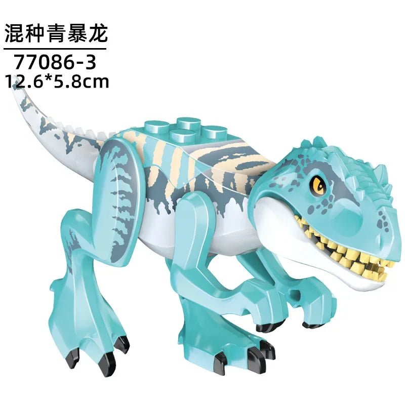 Dinosaurus Bouwblokken Set - T-Rex en Velociraptor