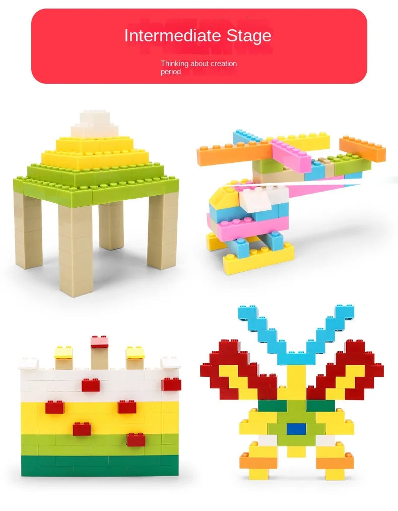 Kleine Bouwblokjes Bulkverpakking | Compatibel met Lego en LeDUO