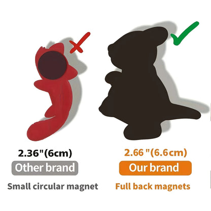 10 Dieren Magneetjes voor Koelkast en Whiteboard