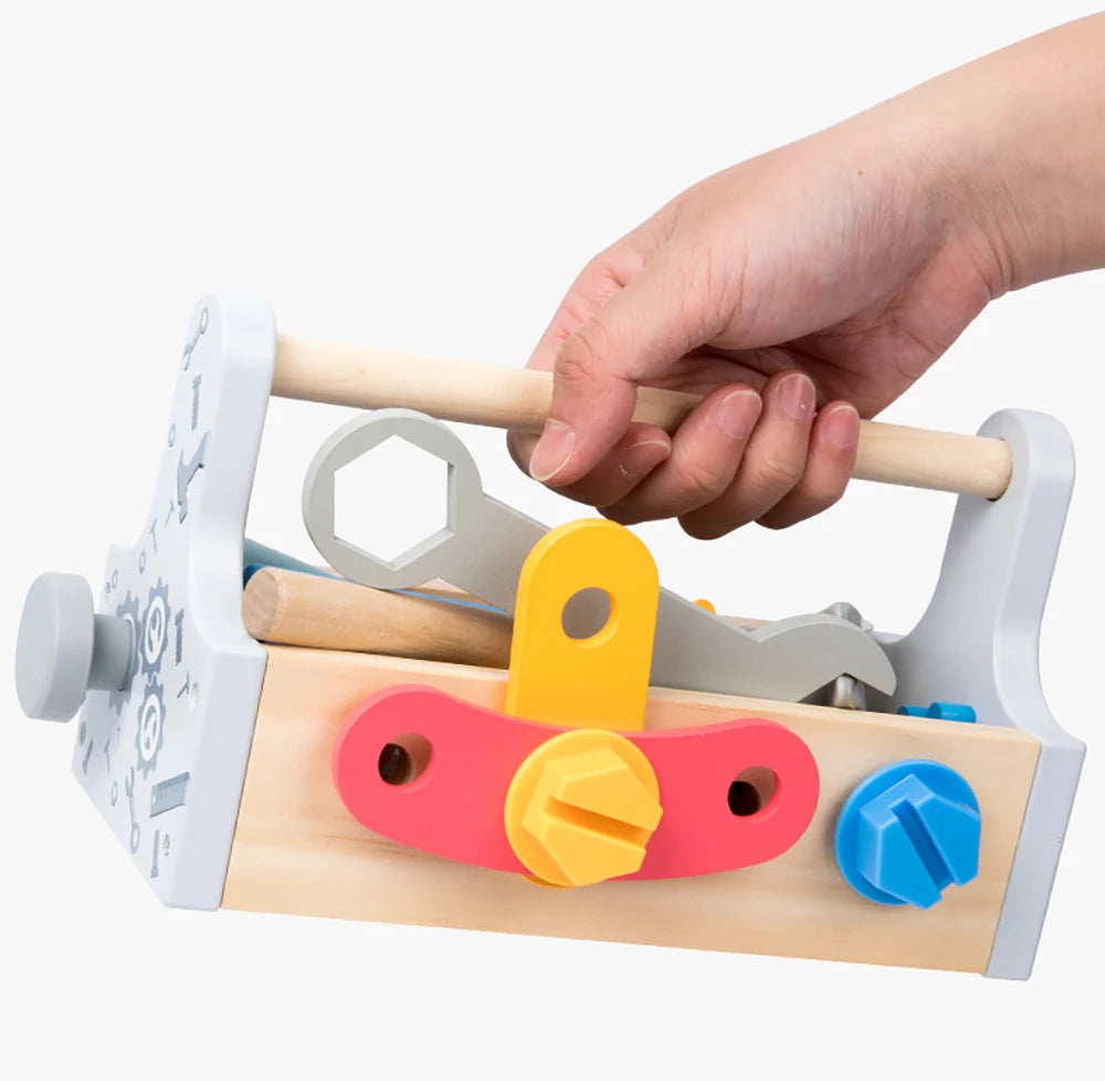 Houten Gereedschapskist Speelset voor Kinderen