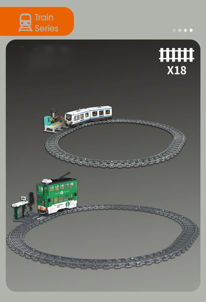 Bouwstenen Set Metro Trein | Compatibel met Lego
