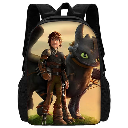 Toothless Schoolrugzak Set met Lunchtas en Etui