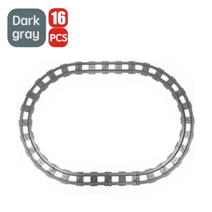 Treinrails set voor grote bouwstenen – Compatibel met Duplo®