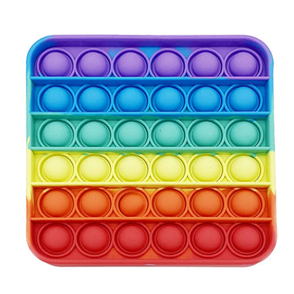 Regenboog Dinosaurus Pop-It Fidget Speeltje voor Stressvermindering