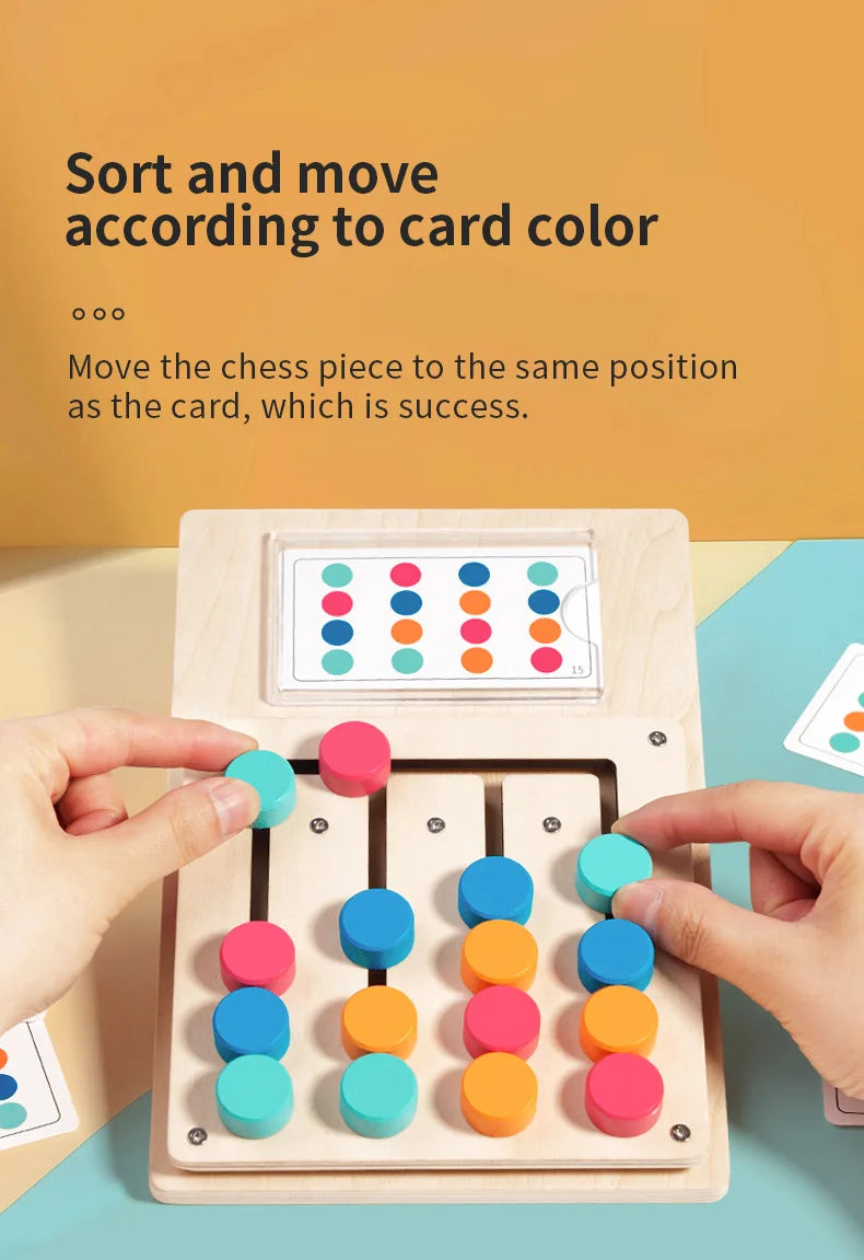 Montessori Houten Kleur- en Vormenspel