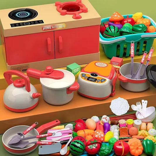 Speelgoed Keukenset voor Kinderen met Pannen en Speelgoed Eten