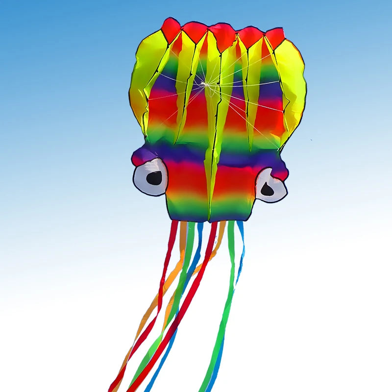 Grote 3D Zachte Octopus Vlieger met 100m Lijn