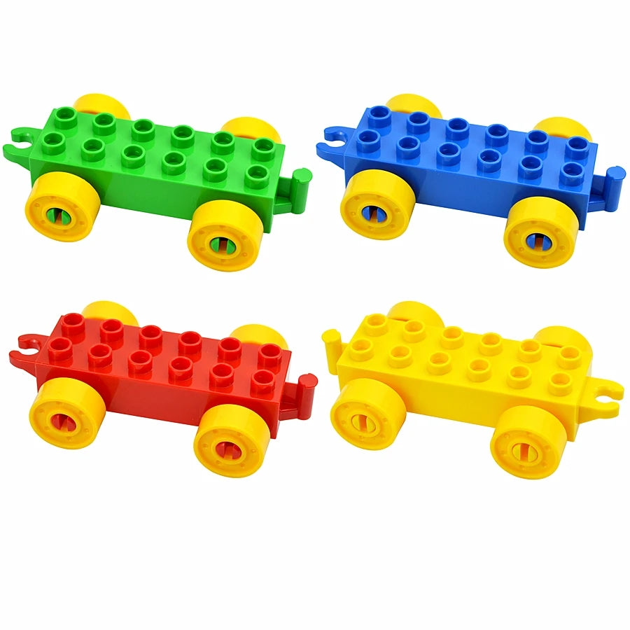 Trein en voertuigen set – Compatibel met Duplo®