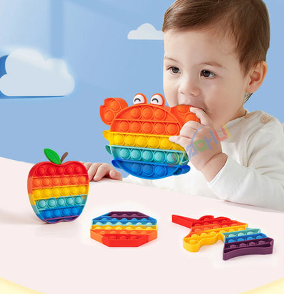 Pop Push Bubble Fidget Speelgoed voor Stressvermindering en Zintuiglijke Ontwikkeling
