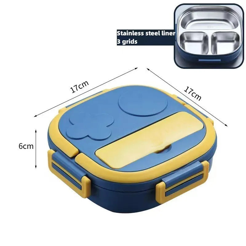 Draagbare RVS Lunchbox voor Kinderen - Lekvrij en Isolerend