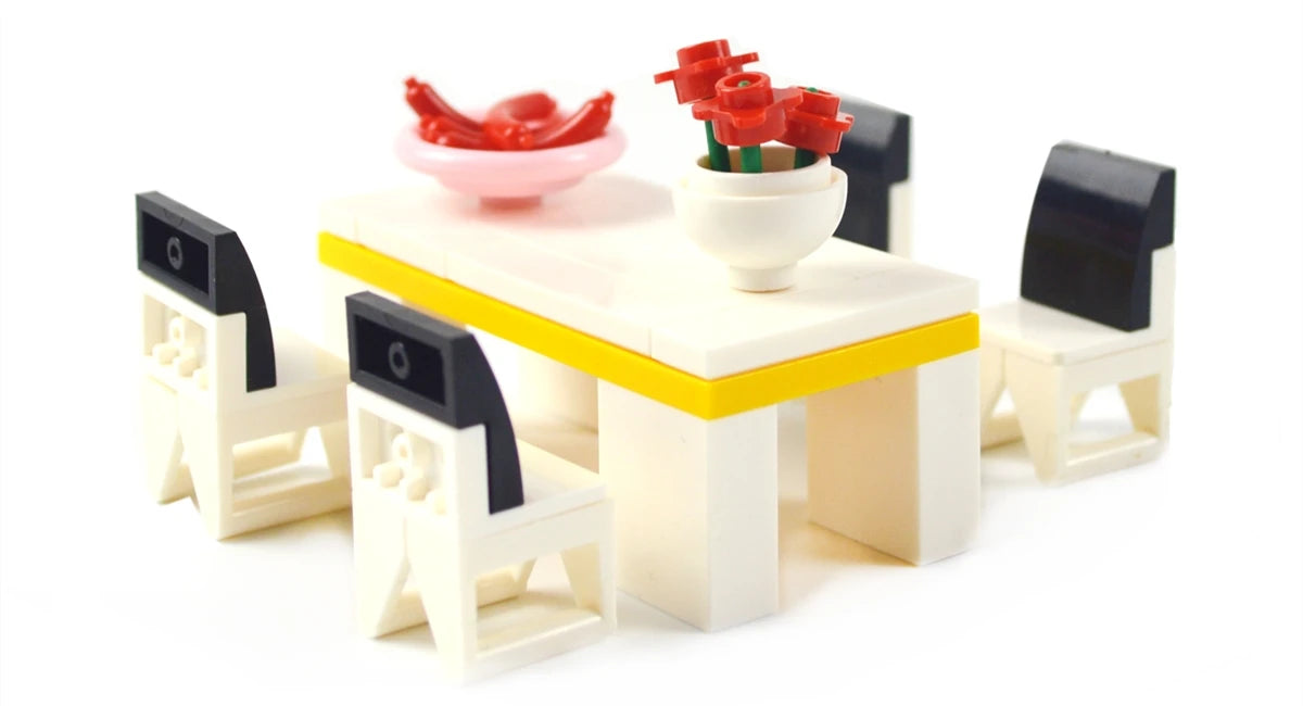 Transparante ramen & deuren bouwstenen set – Compatibel met LEGO®