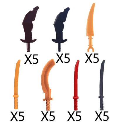 Wapens set voor ridders en soldaten – Compatibel met LEGO®