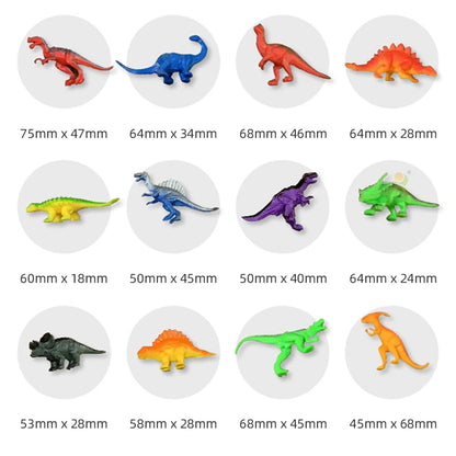 Dinosaurus Speelset voor Kinderen met Grote Dinosauriërs en Scene Accessoires