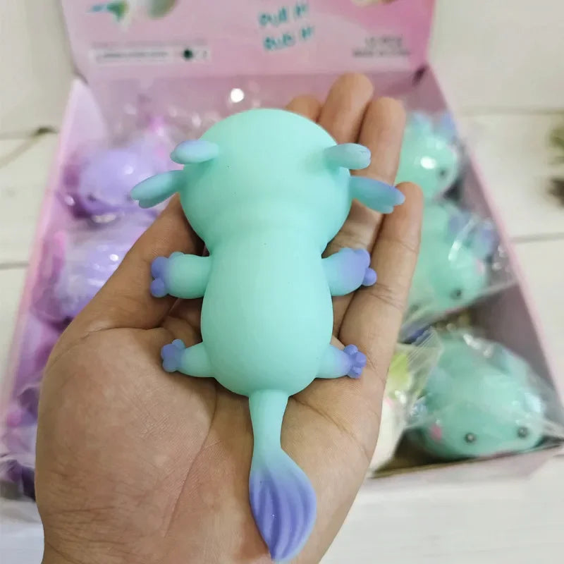 Axolotl Squishy Stressbal voor Kinderen en Volwassenen