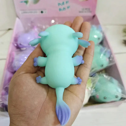 Axolotl Squishy Stressbal voor Kinderen en Volwassenen