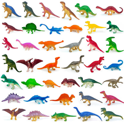 Set van 48 realistische mini dinosaurus figuren voor kinderen