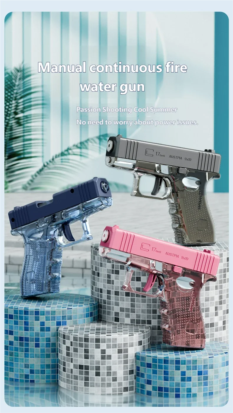 Mini Waterpistool voor Tieners en Volwassenen - Buitenplezier