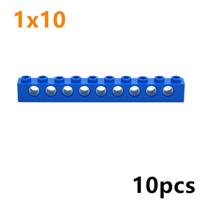 Technische bouwstenen balken – Compatibel met LEGO® (met gaten)