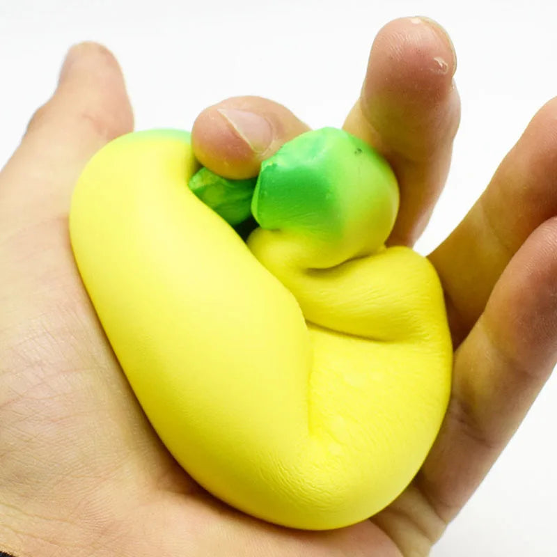 Anti-stress Banaan Knijpspeeltje van PU Schuim