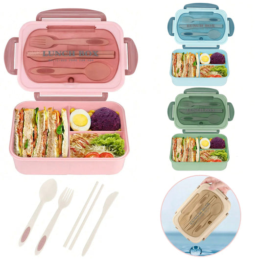 Bento Lunchbox voor Kinderen met 4 Vakken